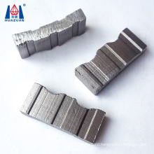 Turbo diamond segments for core drill bit Construction cutting and drilling reinforced concrete